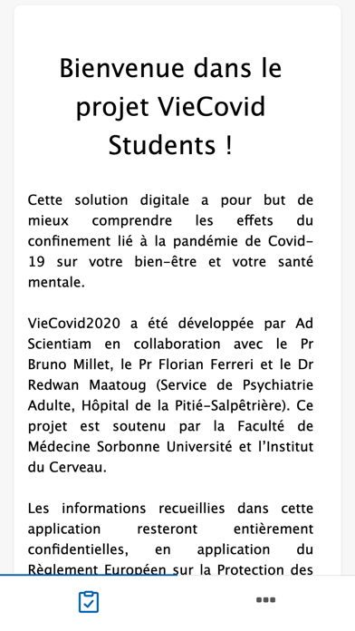Screenshot #1 pour VieCovid2020