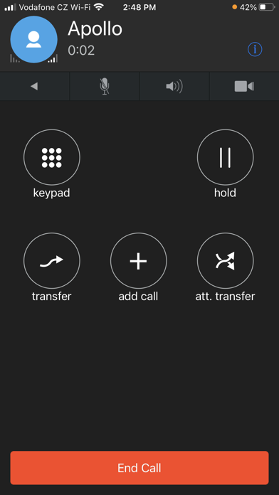 Voip CloudConnect Screenshot