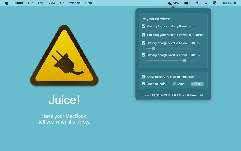 juice! iphone screenshot 1