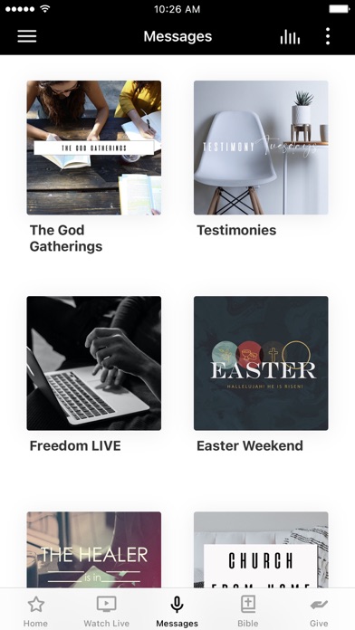 Freedom Christian Fellowship Screenshot