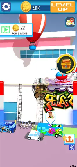 Game screenshot Idle Street Artist apk
