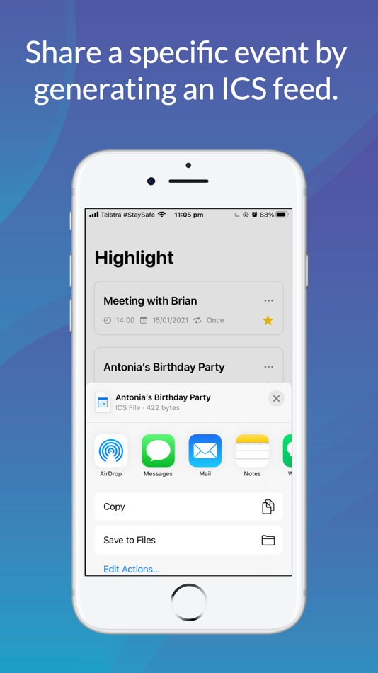 #4. Scheduler: ICS feeds (iOS) By: Boyang Yue