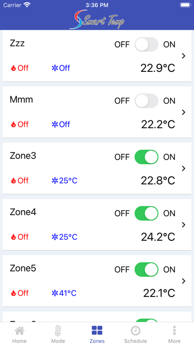 Smart Temp Inspire Touch Screenshot
