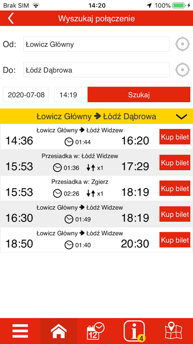 ŁKA Infoportal Screenshot