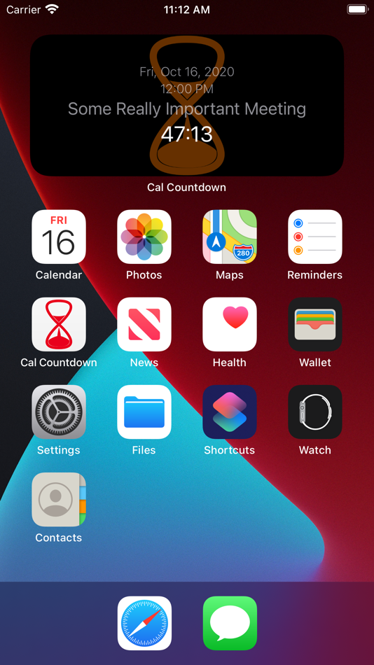 #8. Cal Countdown (iOS) 由: Franck Reyherme