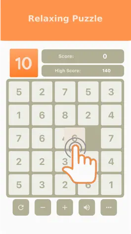 Game screenshot Ten Puzzle: merge numbers apk