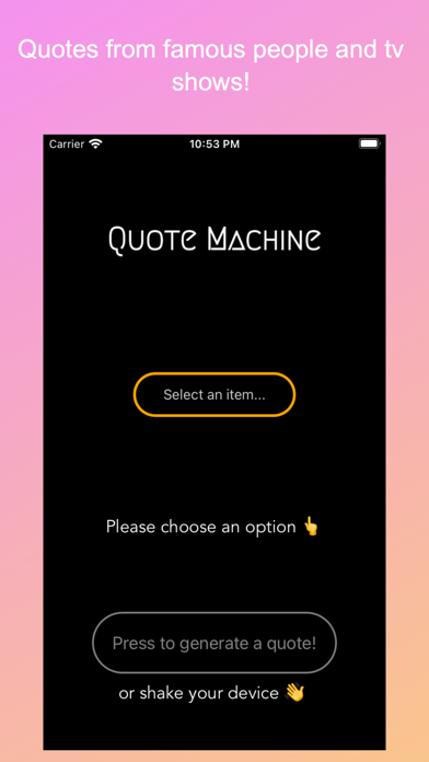 Quote Machine Screenshot 1 - AppWisp.com Quote Machine Screenshot 1 - AppWisp.com