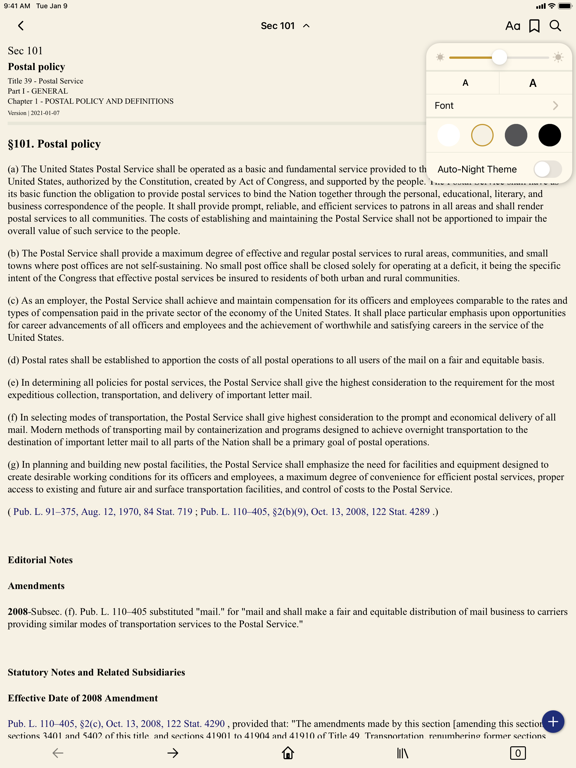 Screenshot #6 pour USC 39 - Postal Service