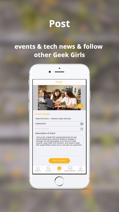 Geek Girl iPhone screenshot 5 - Social Networking app