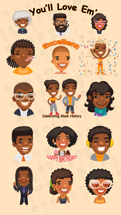 African American AAeMojis screenshot 2