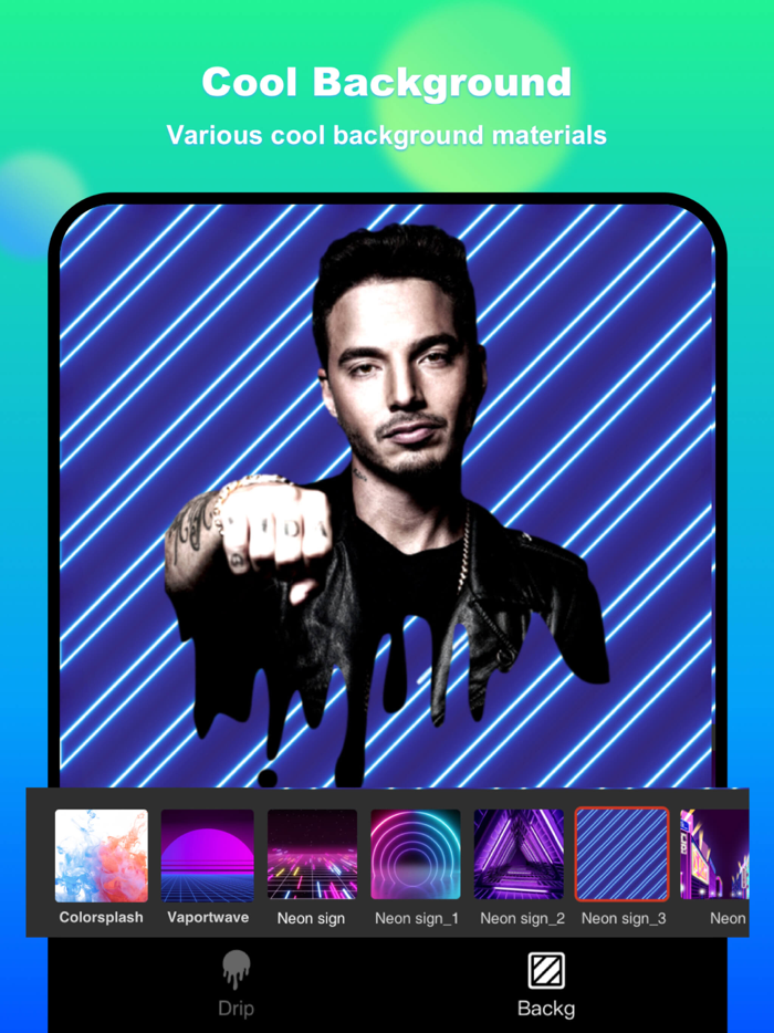 Square Fit - Drip art Video