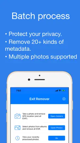 Game screenshot NoExif • Delete Photo Exif apk