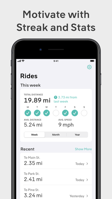 Biketo: Automatic Ride Tracker screenshot 2