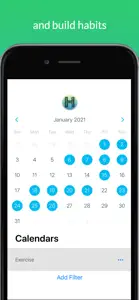 Habitual: Calendar Tracker screenshot #2 for iPhone