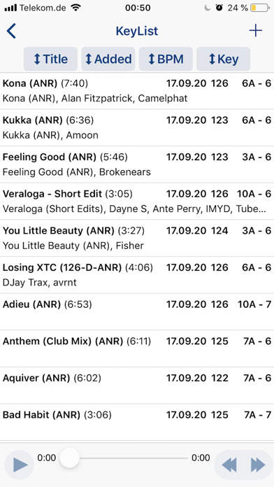 Screenshot #1 pour KeyList