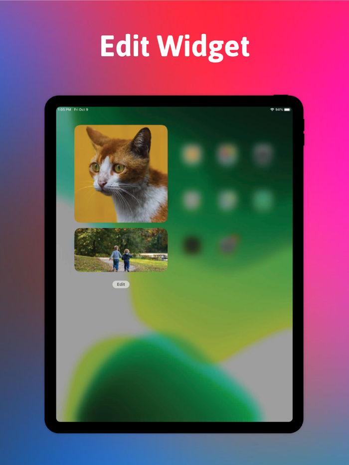 Easy Color Photo Widget Box
