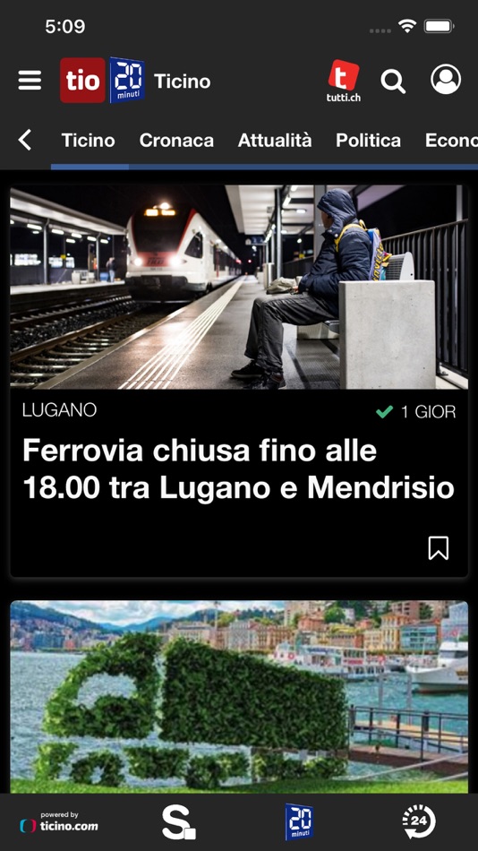 #3. TioMobile (iOS) Podle: Ticinonline SA