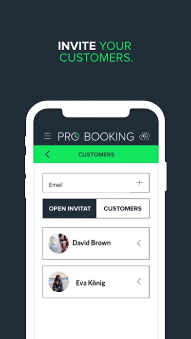 Pro Booking Screenshot
