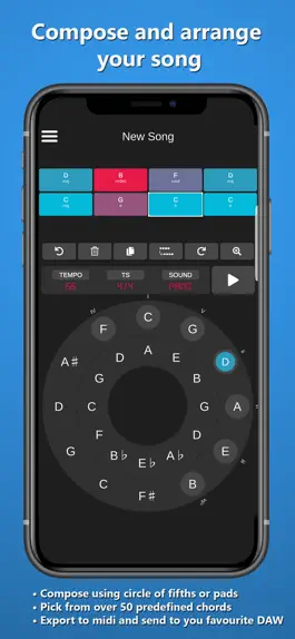 Game screenshot CODA: chord progression tool mod apk