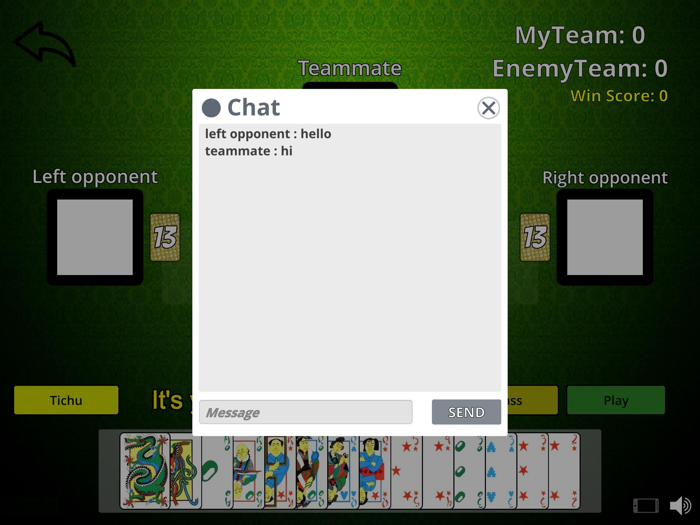 Tichu online and offline