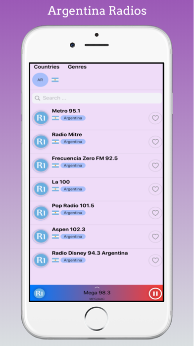 How to cancel & delete Radios de Argentina -Mejor música / noticias FM AM from iphone & ipad 1