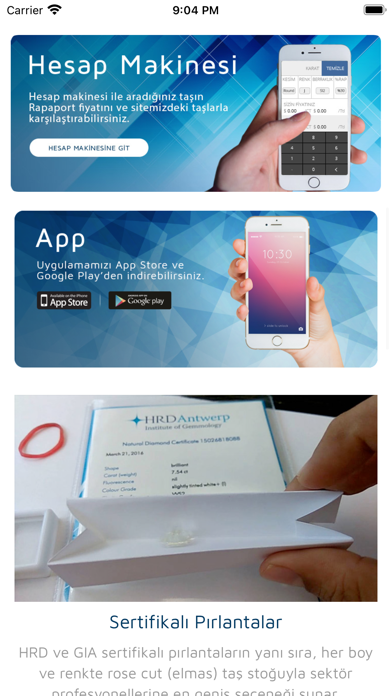 D Diamond Stone App Screenshot