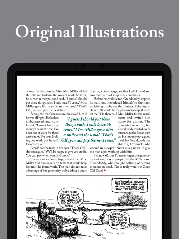 Good Old Days Magazine iPad screenshot 4 - Magazines & Newspapers app