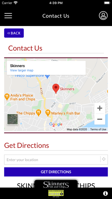 SKINNERS FISH & CHIPS Screenshot