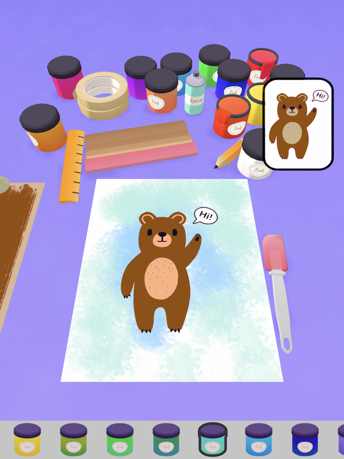 Silk Screen Coloring