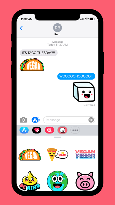 Vegan Life Stickers Screenshot
