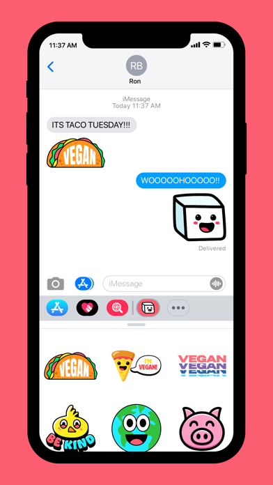 Screenshot #2 pour Vegan Life Stickers