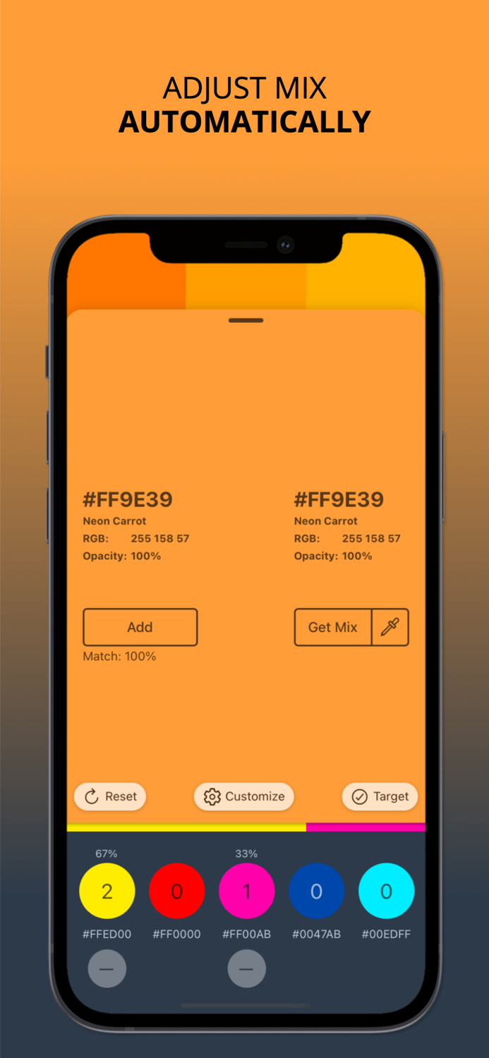Trycolors - mix colors