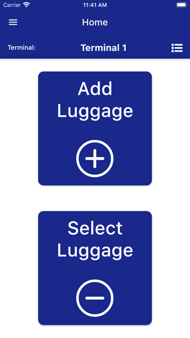 Luggage Storage Screenshot