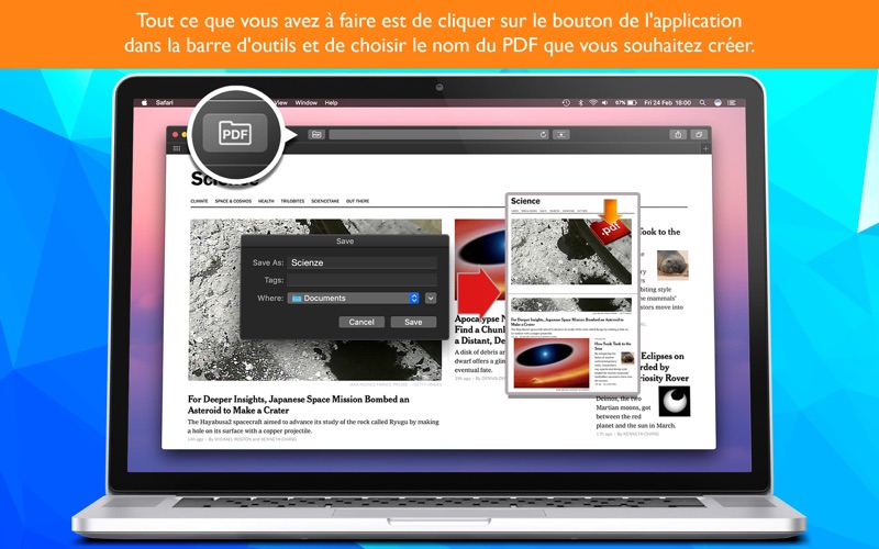 Screenshot #2 pour PDF Save pour Safari