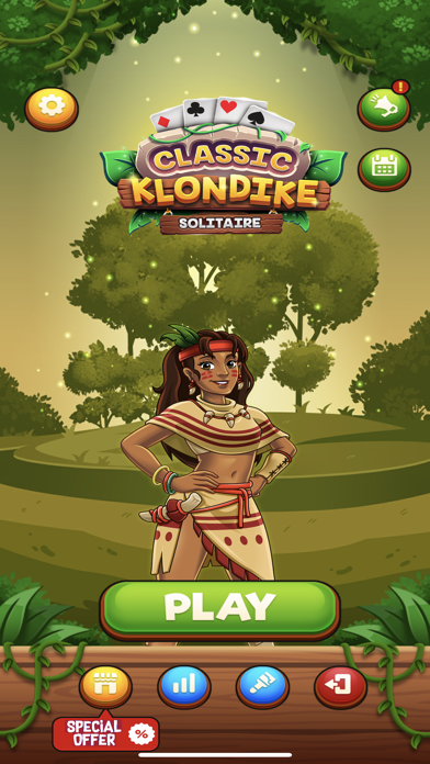 Classic Klondike Solitaire Screenshot