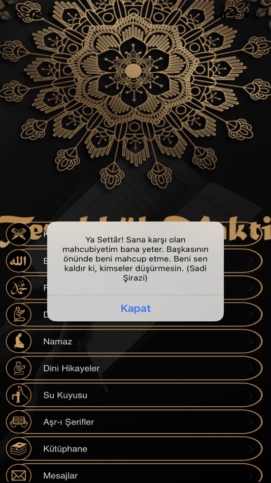 #3. Tevekkulvakti (iOS) Podle: sedat sevinmis
