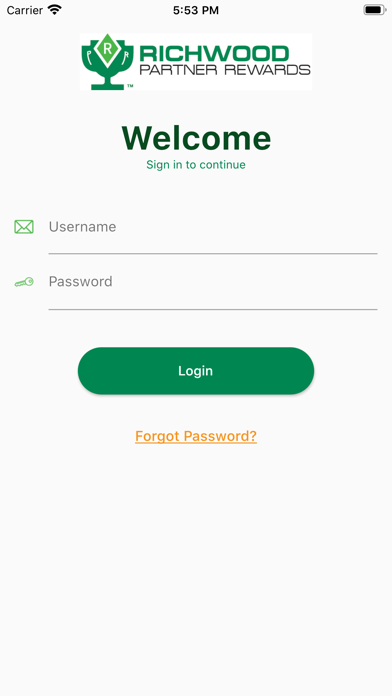 Richwood Bank Partner Rewards Screenshot