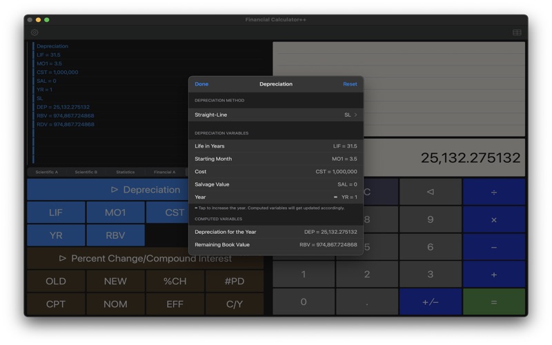 Screenshot #3 pour Financial Calculator++