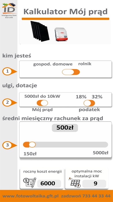 Moja Energia Screenshot