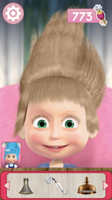 Masha and the Bear Hair Salon Screenshot