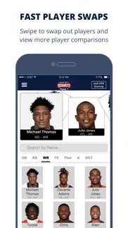fantasypros who do i start? iphone screenshot 4