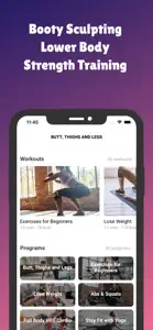 Butt & Thigh Workout At Home screenshot #2 for iPhone