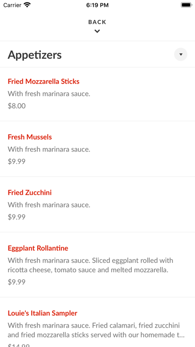 Big Louie's Pizzeria Screenshot
