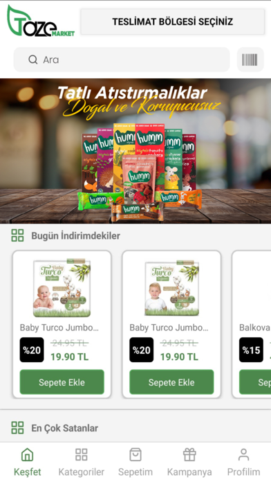 Taze Market Screenshot