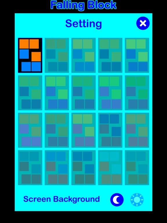Falling Block Puzzle iPad screenshot