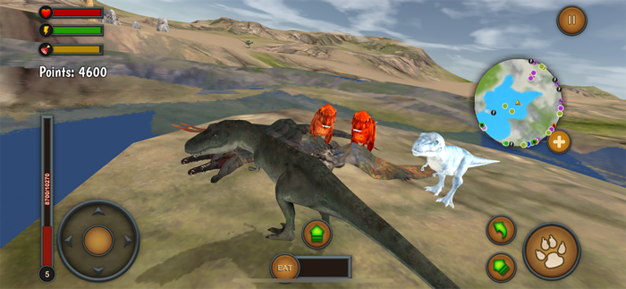 T-Rex Survival Simulator