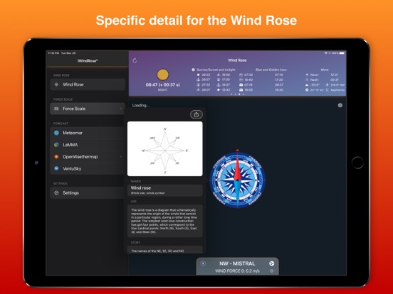 iWindRose² iPad app afbeelding 6