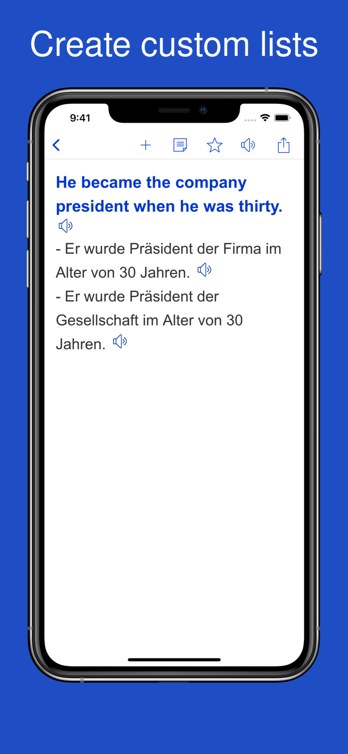 English German Sentences