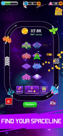Game screenshot Merge Spaceship - Idle Game mod apk