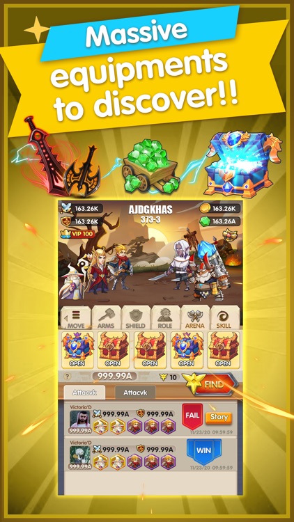 Merge Hero - Idle Clash War